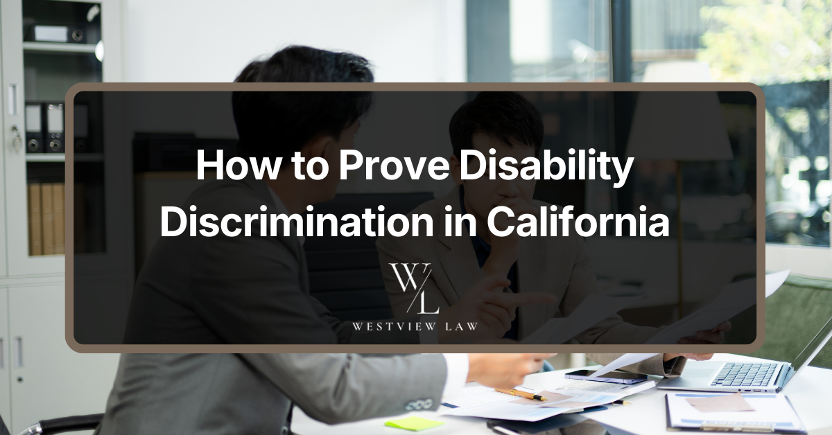 Employee discussing disability discrimination issue with HR manager