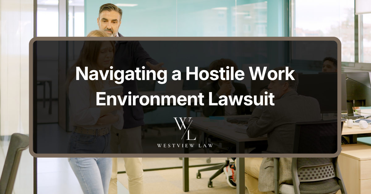 Employee experiencing workplace harassment while consulting with an employment lawyer