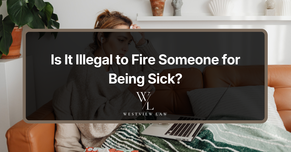 Employee recovering from illness while worried about job security